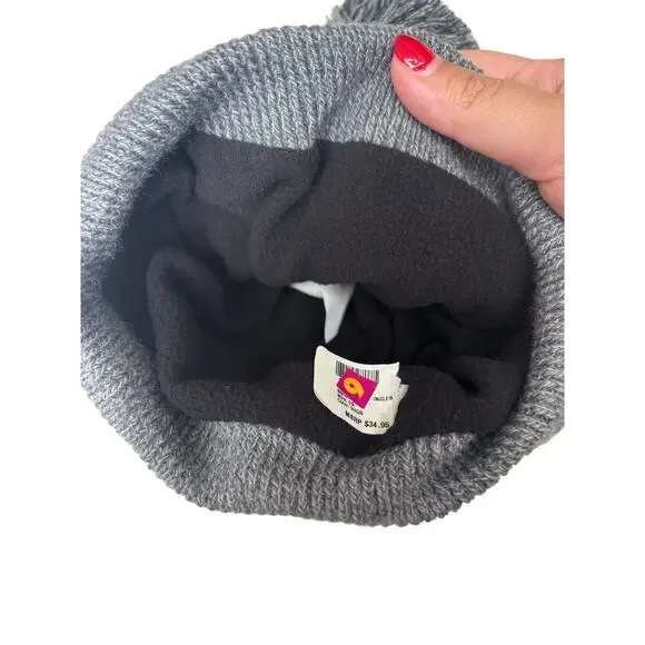 Travis Mathew Women's Gray Heather Swingles Beanie One Size - Picture 4 of 5